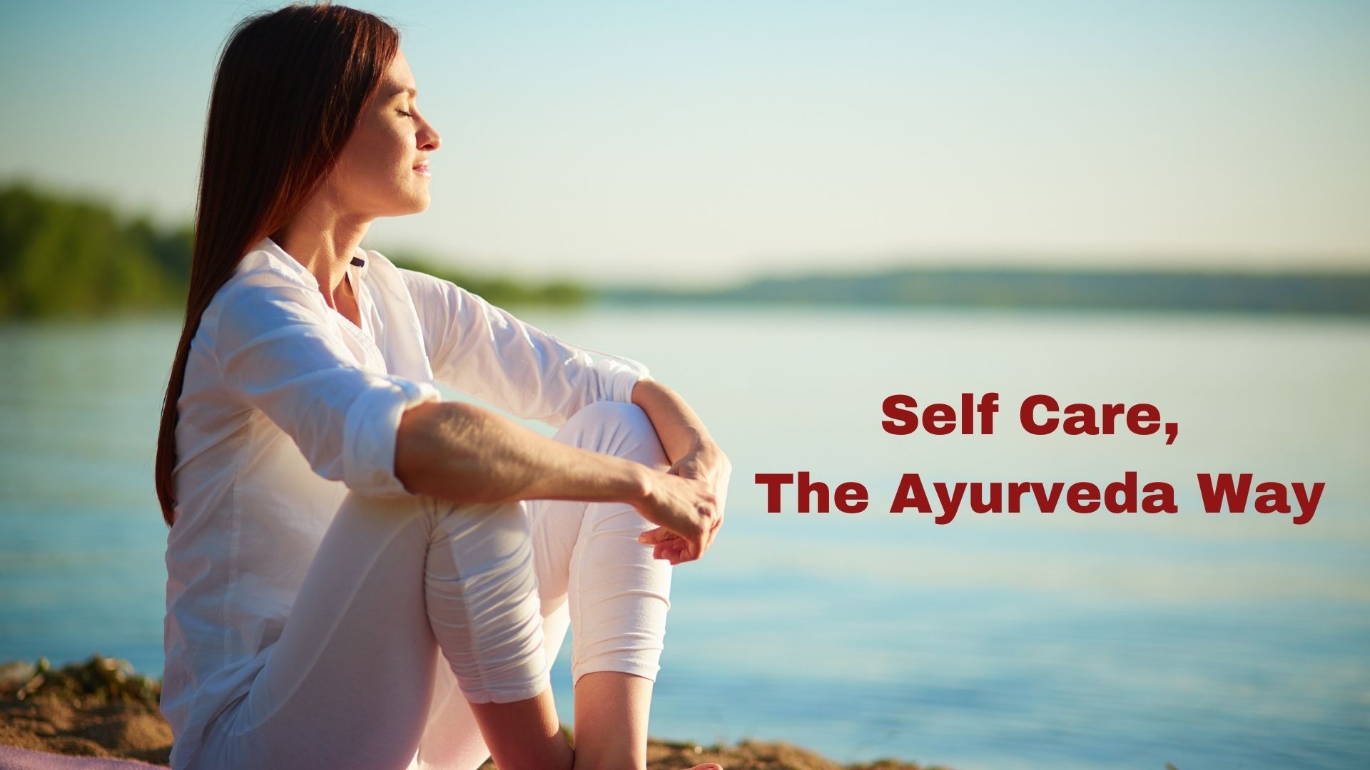 Ayurvedic lifestyle amidst nature.